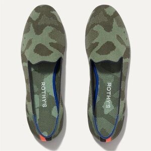 Rothy's Olive Camouflage Flats